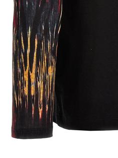 23FW 와이쓰리   남성 콘트라스트 슬리브 티셔츠 HJT73081RED3 Black BPG 썸네일 4