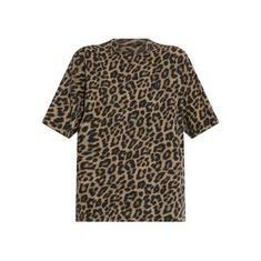 25SS 애니빙   여성 레오파드 반팔 티셔츠 A 08 11154 MTL59 Brown BPG 썸네일 1