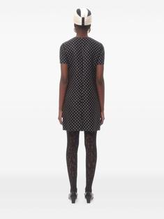 25SS 발렌티노 가라바니   여성 도트 미니 드레스 BVADL6 98SAFQ Black BPG 썸네일 7