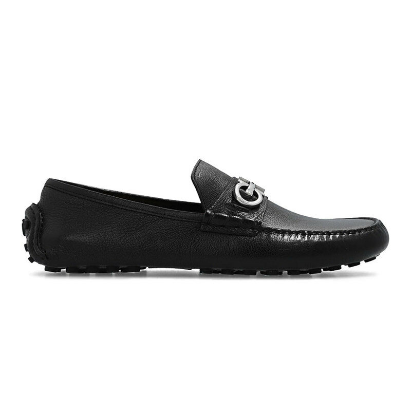 살바토레페라가모   남성 간치니 오너먼트 드라이빙 슈즈 블랙 020983 758351 STK - Salvatore Ferragamo