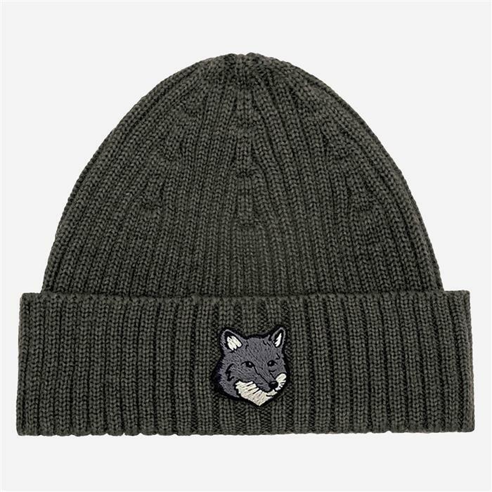 25FW 메종키츠네 폭스헤드 라지비니 PM06112KT1022 LAUREL GREEN - Maison Kitsune
