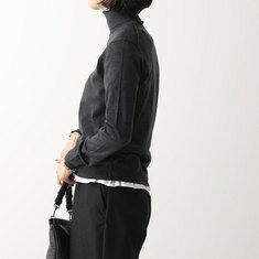 메종마르지엘라   여성 4선 스티치 하이넥 니트 그레이 SI0HA0006 S17814 860F STK 썸네일 6