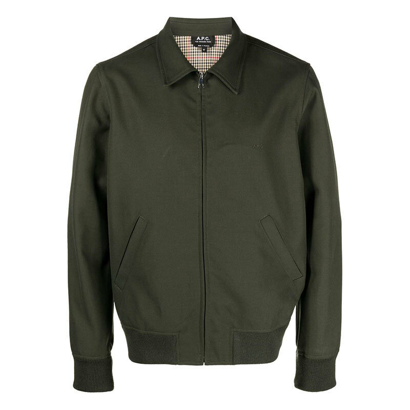 아페쎄   남성 서덜랜드 봄버 자켓 COGFC H02835 KAF STK - A.P.C.