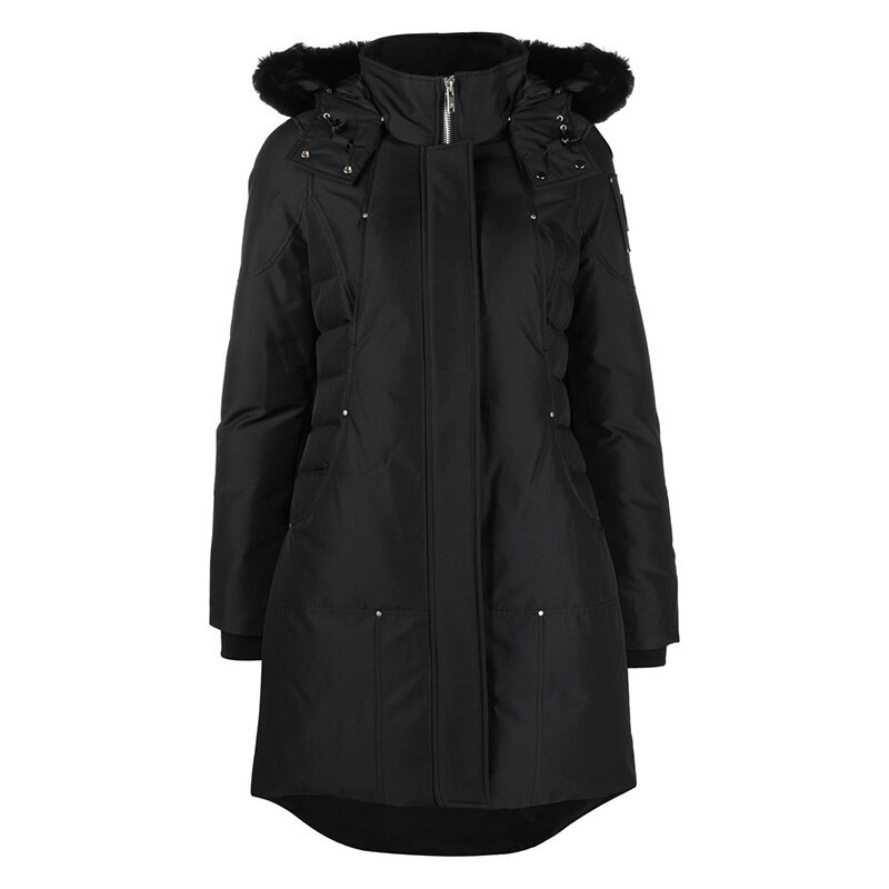 23FW 무스너클   여성 클라우드 시어링 파카 블랙 M32LP223S 305 STK - Moose Knuckles