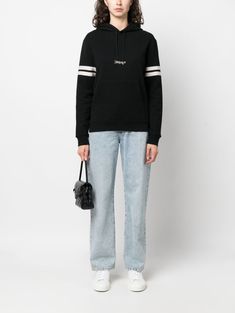 생 로랑   여성 로고 자수 후디 757076 Y36SW 1095 STK 썸네일 2