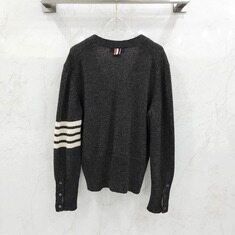 [럭스유] 3 / 톰브라운 차콜 셰틀랜드 울 가디건 MKC353A 썸네일 1