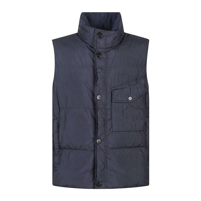 [밀라코/국내발송] 스톤아일랜드 크링클랩스 NY 나일론 베스트 K2S15 G100003 S0A23 V0020 - Stone Island