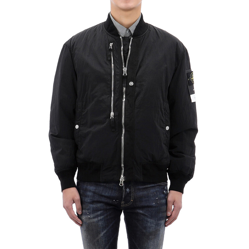 국내배송 스톤아일랜드 와펜 패치 나일론 메탈 봄버 자켓 K2S154100038 S0019 V0029 - Stone Island