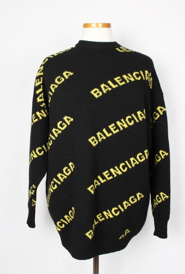 발렌시아가 멀티로고 니트 XL(105) - Balenciaga