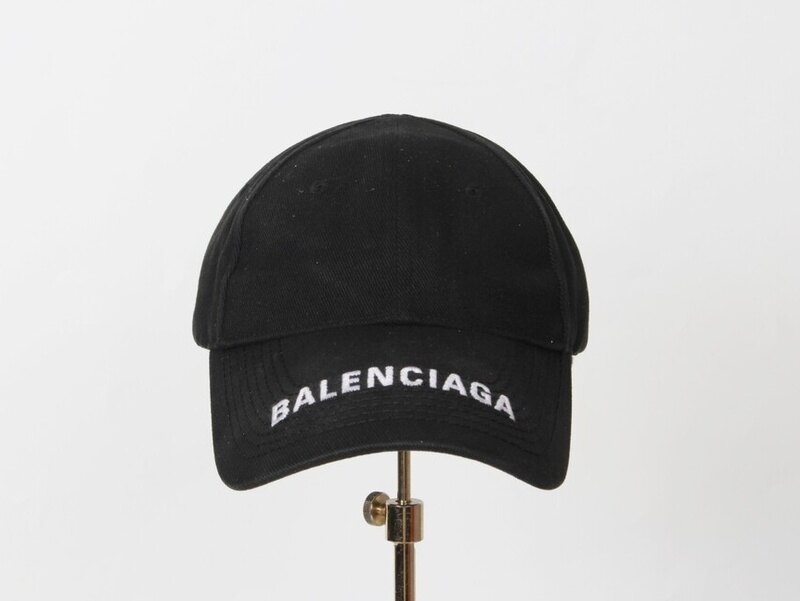 발렌시아가 로고 볼캡 블랙 L(59) - Balenciaga