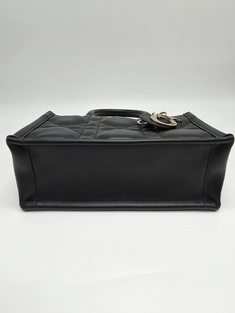 블랙 미니 매크로 카나쥬 레이디 디올 북토트  썸네일 5