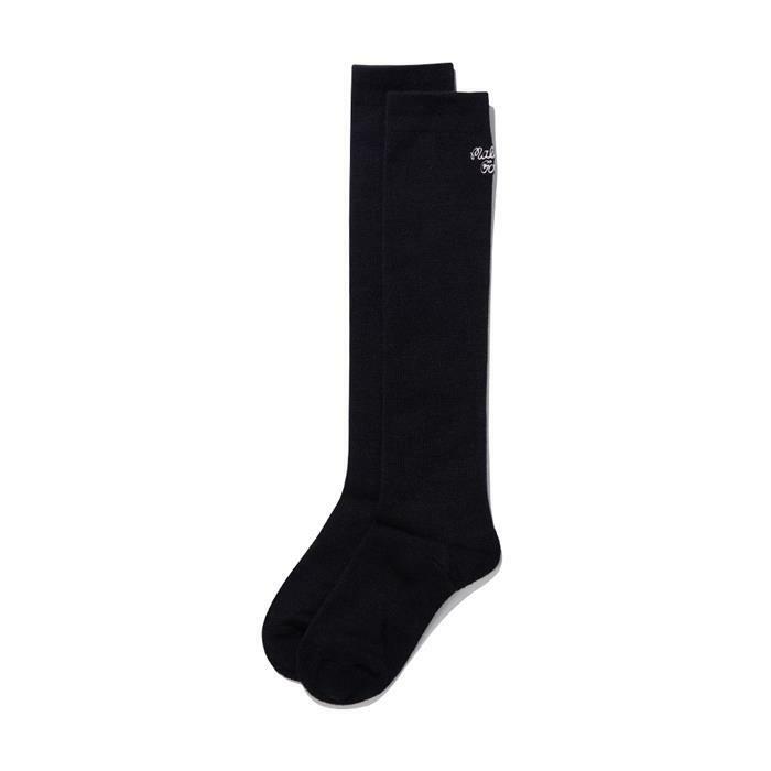 [밀라코/국내발송] 말본골프 말본 소프트 울 니삭스 BLACK M5342PSC12BLK - Malbon