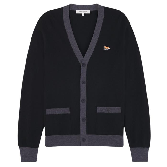 메종키츠네 베이비 폭스 패치 레귤러 가디건 MM00505KT1036-P199 - Maison Kitsune
