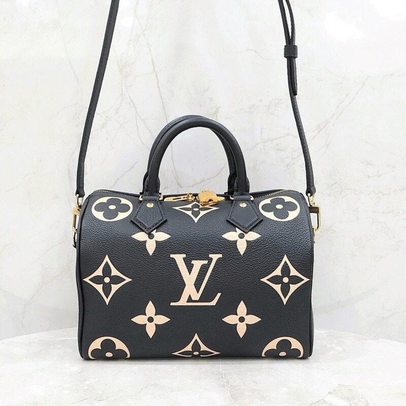 [럭스유] (새상품) 루이비통 스피디 반둘리에 25 바이컬러 모노그램 M58947 - Louis Vuitton