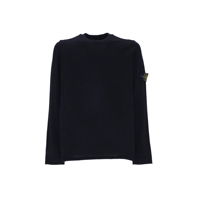 14주년 와펜 패치 크루넥 니트 네이비 1015532B9 A0020 - Stone Island