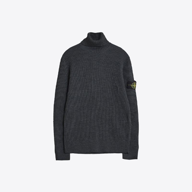 스톤아일랜드 남성 울 터틀넥 스웨터 니트 (차콜) 5100052 S00C2 V0062 - Stone Island