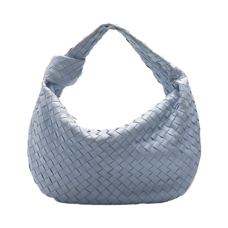 라이트블루 인트레치아토 조디 스몰 숄더백 - Bottega Veneta