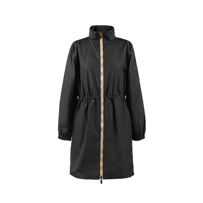 [로로모다] 버버리 빈티지 체크 트림 지퍼 여성 자켓 / 8110311 - Burberry