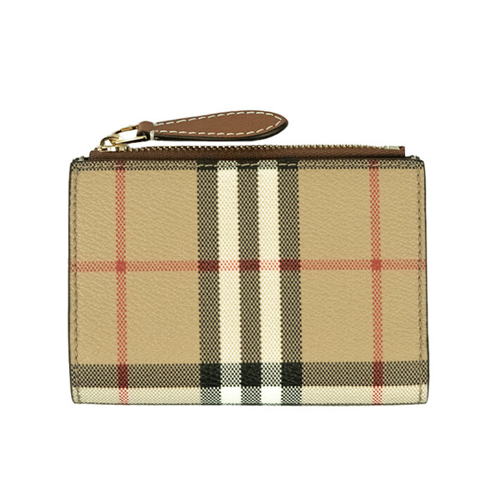 [로로모다] 버버리 체크 패턴 지퍼 여성 반지갑 / 8094455 - Burberry