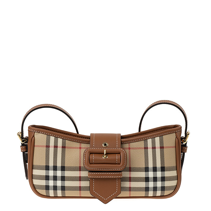 [로로모다] 버버리 체크 캔버스 슬링 여성 숄더백 / 8092074 - Burberry
