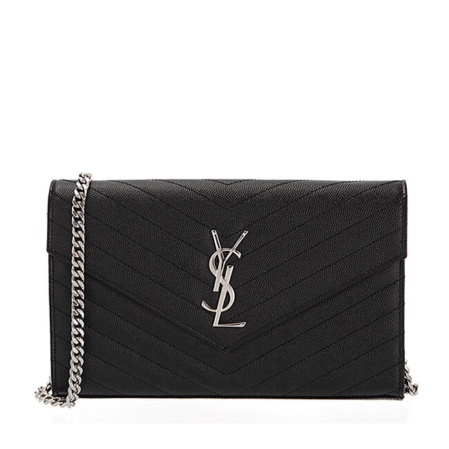 [로로모다] 생로랑 모노그램 체인 크로스백 / 377828-BOW02-1000 - Saint Laurent