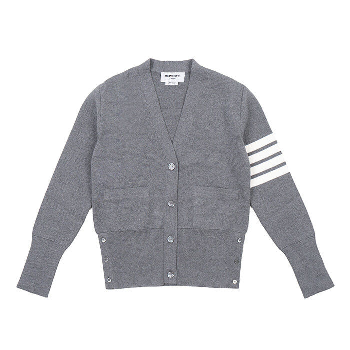 [로로모다] 톰브라운 메리노울 여성 가디건 / FKC207A-00014-035 - Thom Browne