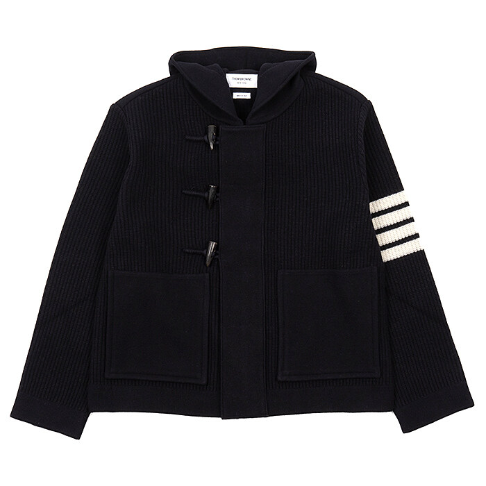 [로로모다] 톰브라운 사선완장 스티치 후드 남성 자켓 / MKJ107A-Y1019-415 - Thom Browne