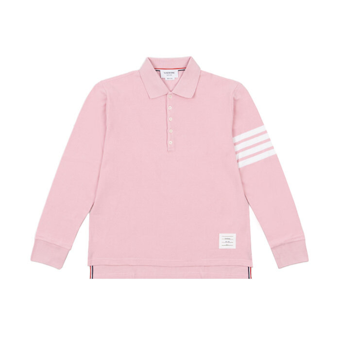 [로로모다] 톰브라운 클래식 피케 4바 남성 폴로 긴팔티 / MJP137G-07976-680 - Thom Browne