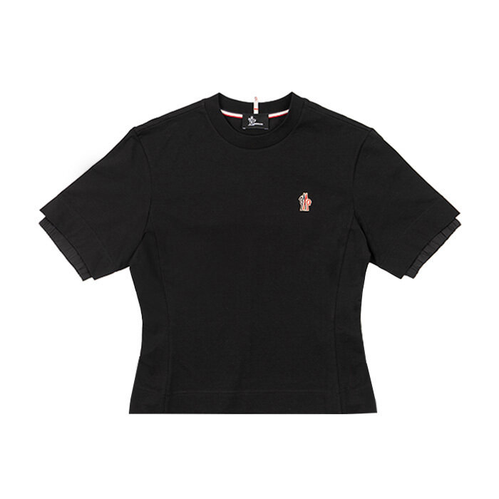 [로로모다] 몽클레어 로고 여성 반팔티셔츠 / 8C00001-89AW1-999 - Moncler