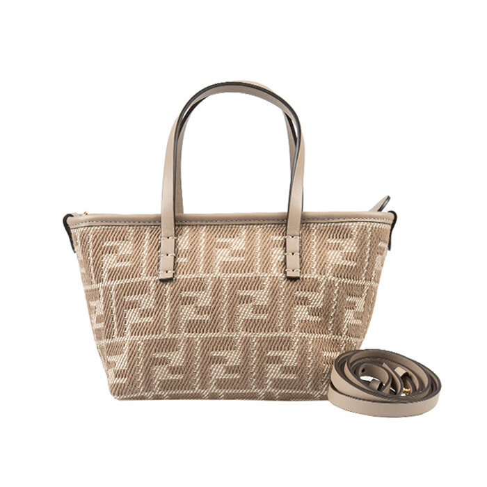 [로로모다] 펜디 자카드 롤 미니 여성 토트백 / 8BS096-AUPX-F1SNP - Fendi