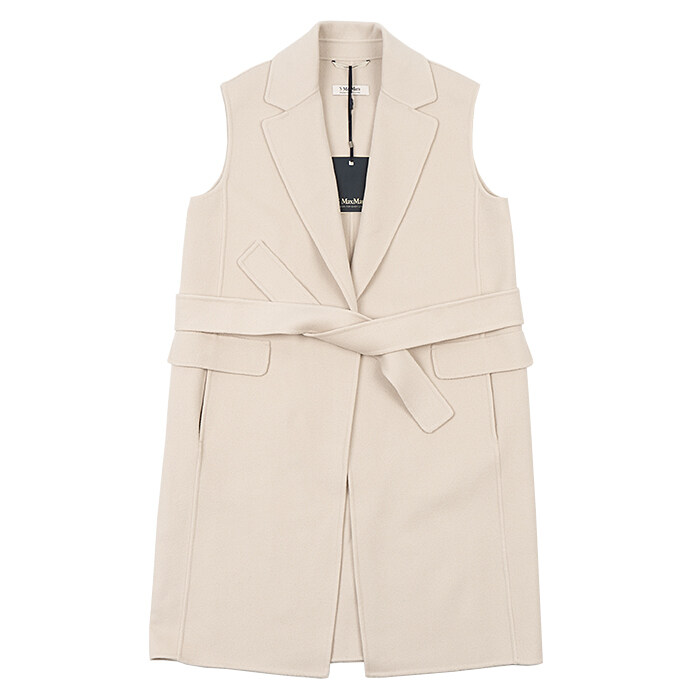 [로로모다] 막스마라 포켓 울 여성 롱 조끼 / BEAU-9271011-030 - Max Mara