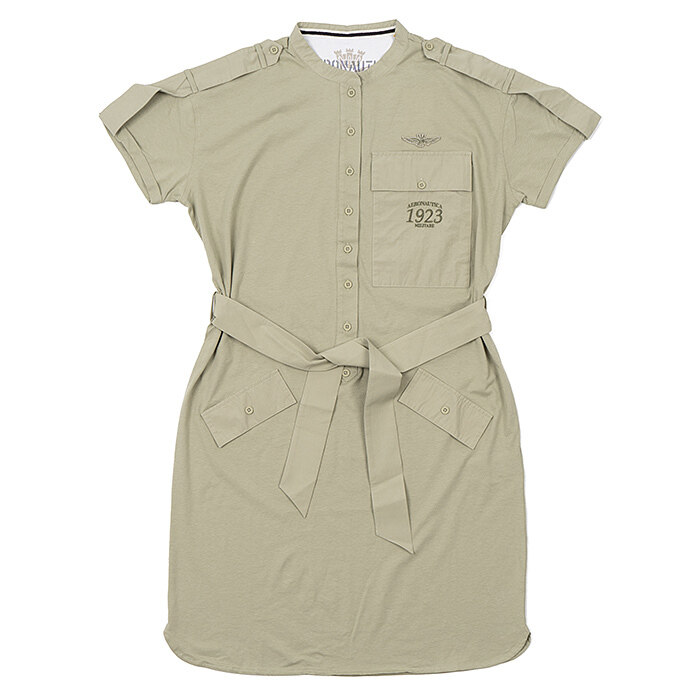 [로로모다] 에어로노티카 밀리터리 로고 여성 반팔 원피스 / VF629DJ359-39262 - Aeronautica Militare