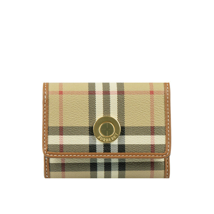 [로로모다] 버버리 스몰 체크 폴딩 여성 반지갑 / 8109800 - Burberry