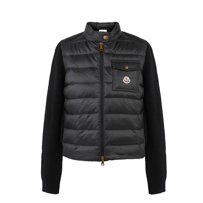[로로모다] 몽클레어 로고 패치 여성 패딩 가디건 / 9B00028-M4281-999 - Moncler