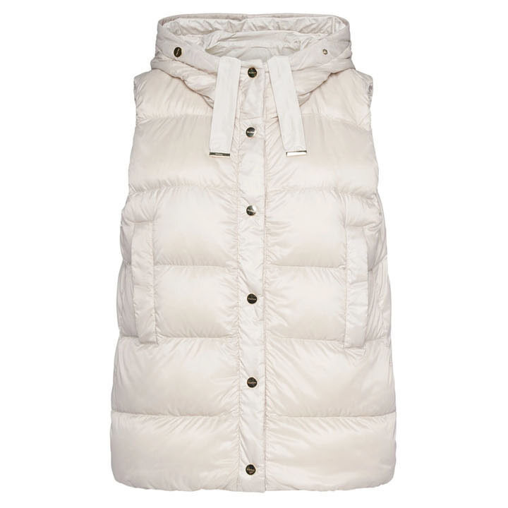 막스마라 25FW JSOFT 리버시블 후드 패딩조끼 라이트베이지 2519291054 081 - Max Mara