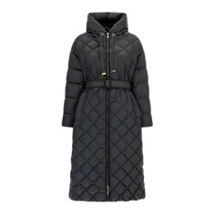 막스마라 25FW TREPAR 다이아몬드 퀄팅 사이드슬릿 롱 패딩 자켓 블랙 2529496075 002 썸네일 1