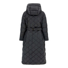 막스마라 25FW TREPAR 다이아몬드 퀄팅 사이드슬릿 롱 패딩 자켓 블랙 2529496075 002 썸네일 2