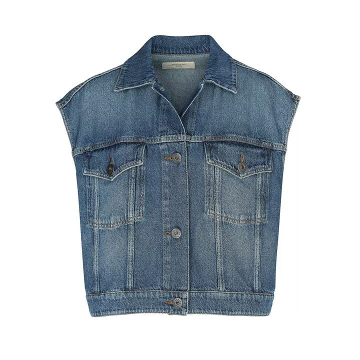 막스마라 25FW MAPPA 베스트 데님 자켓 블루 2525286021 005 - Max Mara