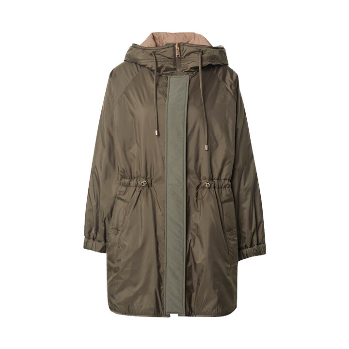 막스마라 25FW ALCAMO 리버시블 패딩 점퍼 카키베이지 2525496011 033 - Max Mara