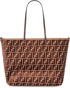 [비엔비명품관] FENDI 펜디 여성 롤 라지 자카드 쇼퍼백 숄더백 썸네일 1