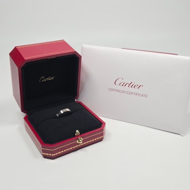 까르띠에 스몰 러브링 반지 ( Au750 ) ( 10호 )  - Cartier