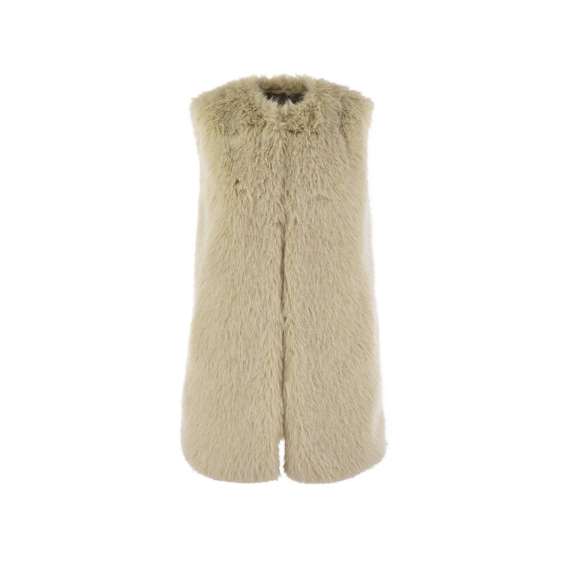 에르노 25FW RESORT 퍼 베스트 베이지 GC00065DR 12627 1982 - Herno