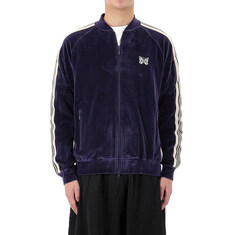 국내배송 니들스 벨루어 트랙 자켓 RW323 NAVY 썸네일 1
