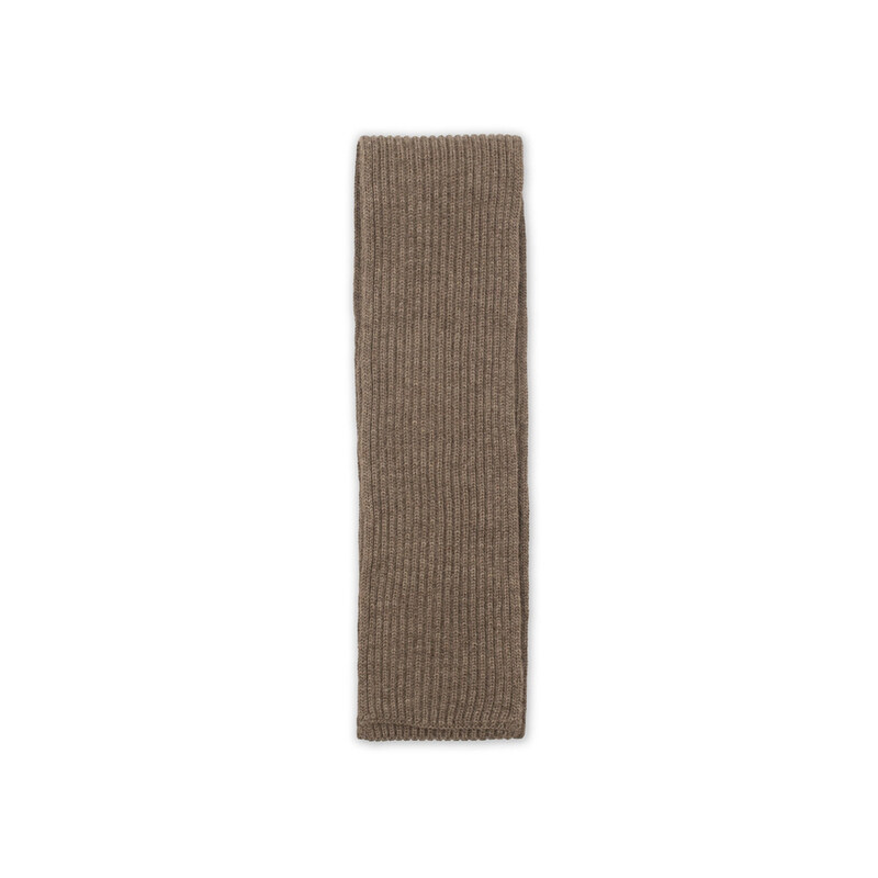 25FW 골지 울 숏 머플러 SHORT SCARF NATURAL TAUPE - ANDERSEN ANDERSEN