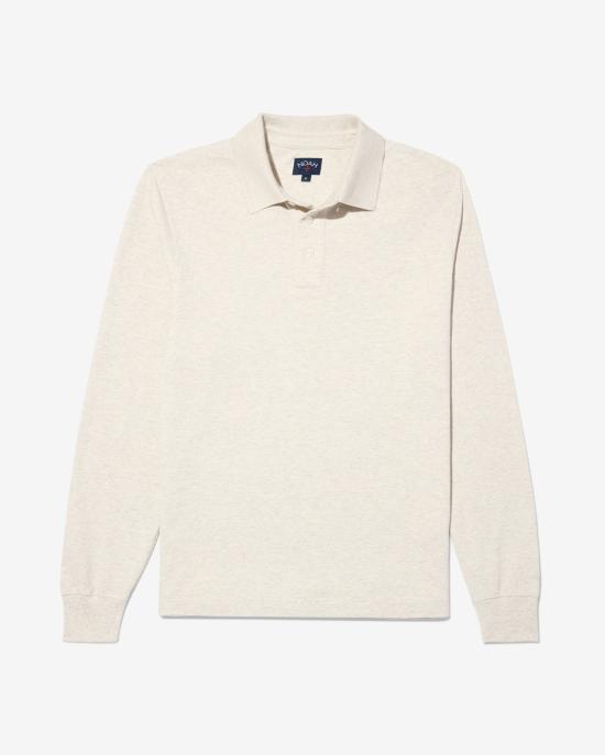 25FW 노아 폴로 티셔츠 NOAU252MRTL086GR LIGHT HEATHER DOM - NOAH