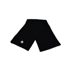 25FW 로고 패치 울 머플러 블랙 3C000 18 A9342 999 썸네일 2