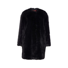 25FW 에로스 EROS 퍼 라운드넥 코트 펄 블랙 2526456012 003 썸네일 1