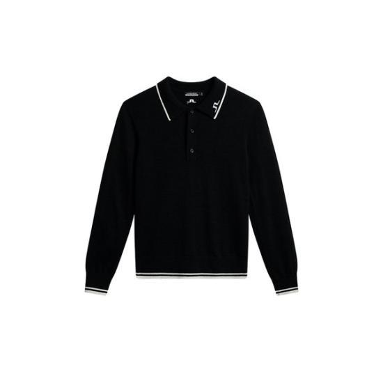 제이린드버그 스웨터 GWKW117379999 BLACK DOM - J.Lindeberg