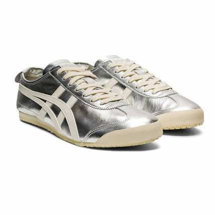 23SS 오니츠카타이거 스니커즈 1183B566 021 GOLD WHITE DOM - Onitsuka Tiger