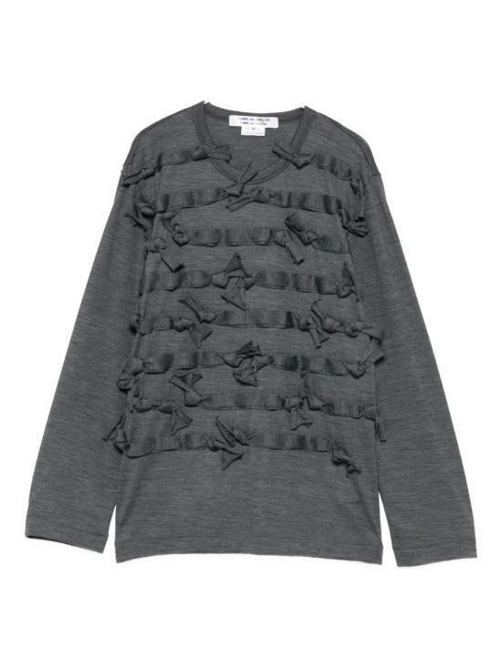 25FW 꼼데가르송 스웨터 RPT015W251 GREY DOM - Comme des Garcons